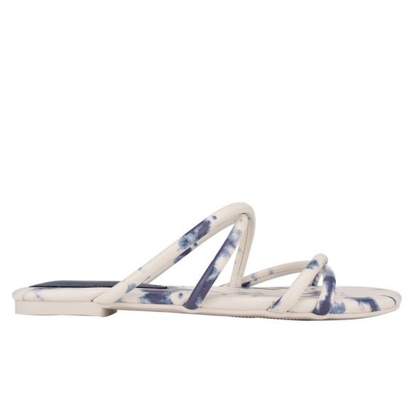 Nine West Beva Criss-Cross Slip-on Flat Sandals-6 - Picture 5 of 8